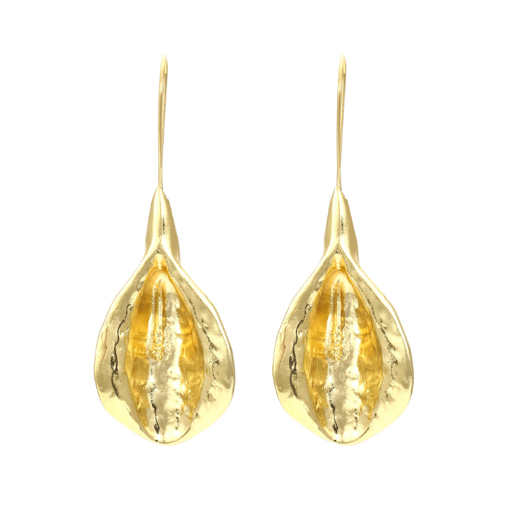 Scooped Long Earrings