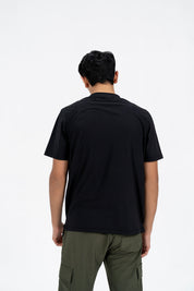 Men's Short Sleeve Dri Fit T-Shirt -  Black