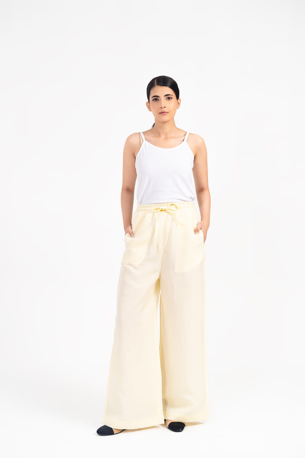 Pull-on Pant - Butter Yellow (Linen)
