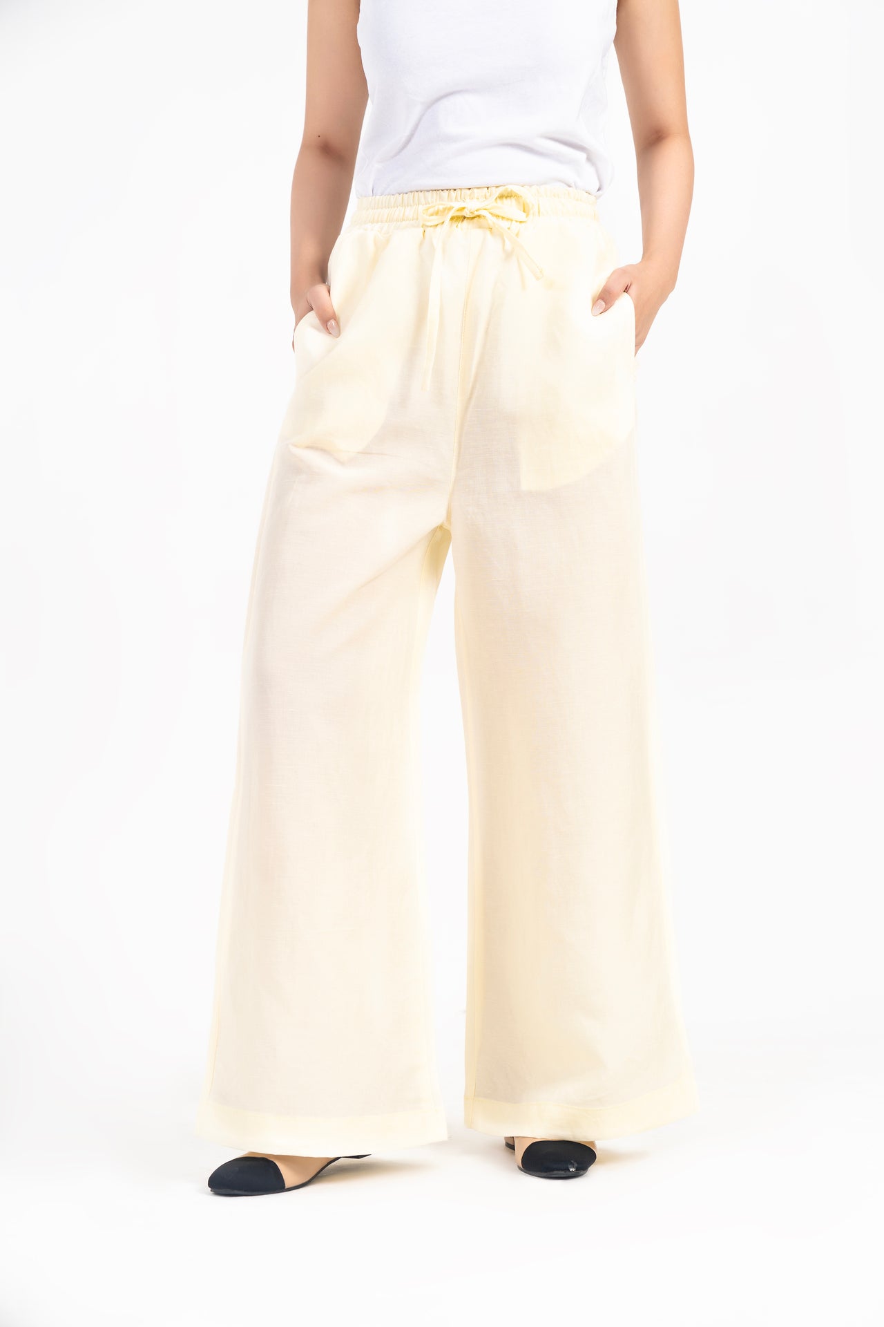 Pull-on Pant - Butter Yellow (Linen)
