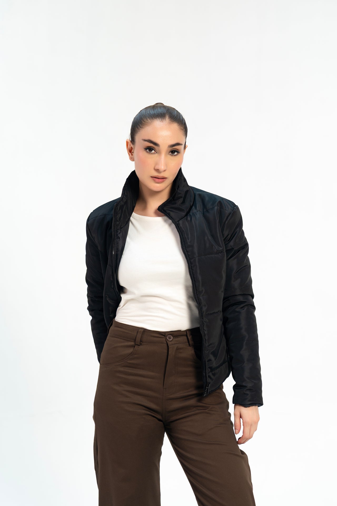 Puffer Jacket - Black