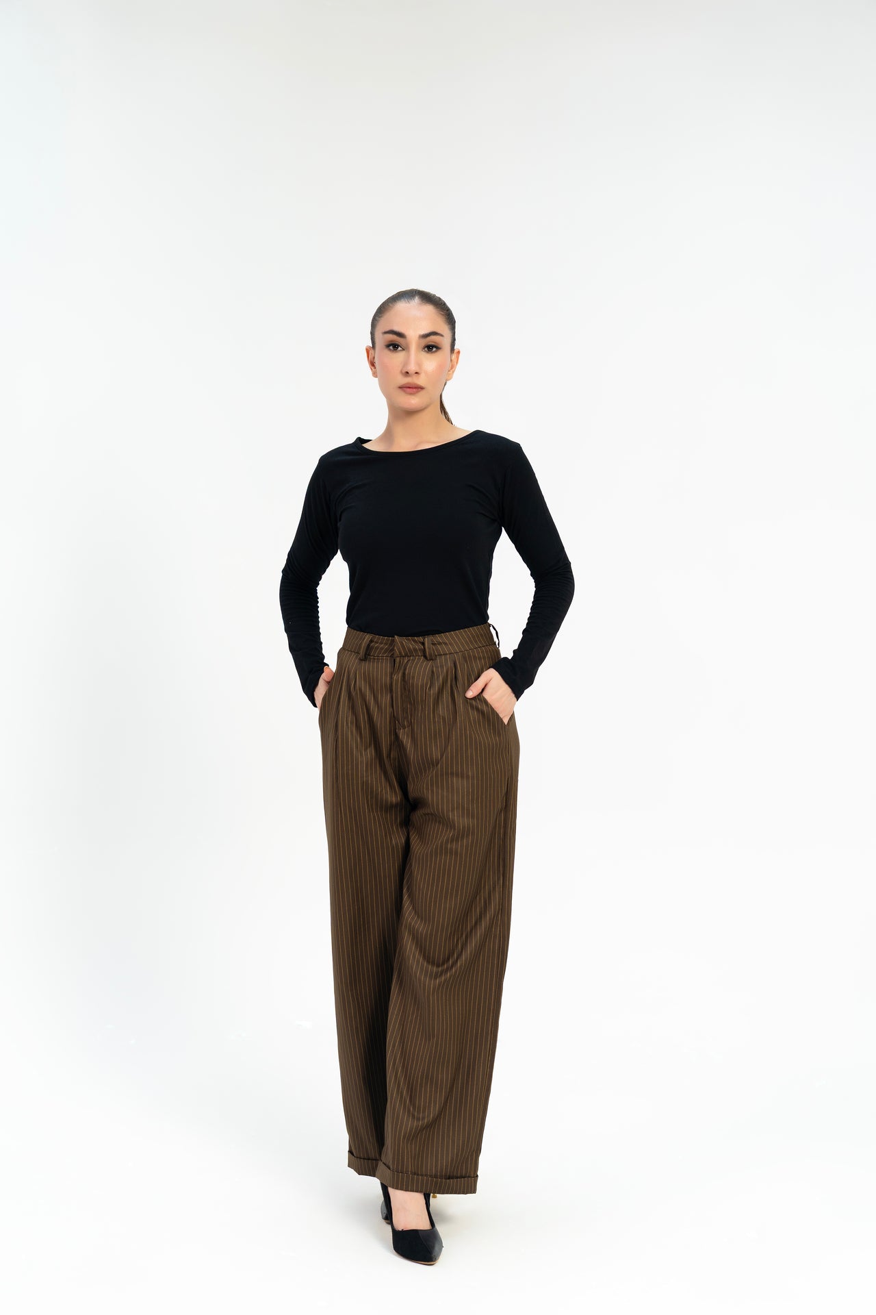 Full Sleeve T Shirt - Black