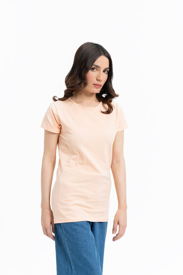 Short Sleeve T-Shirt - Light Peach