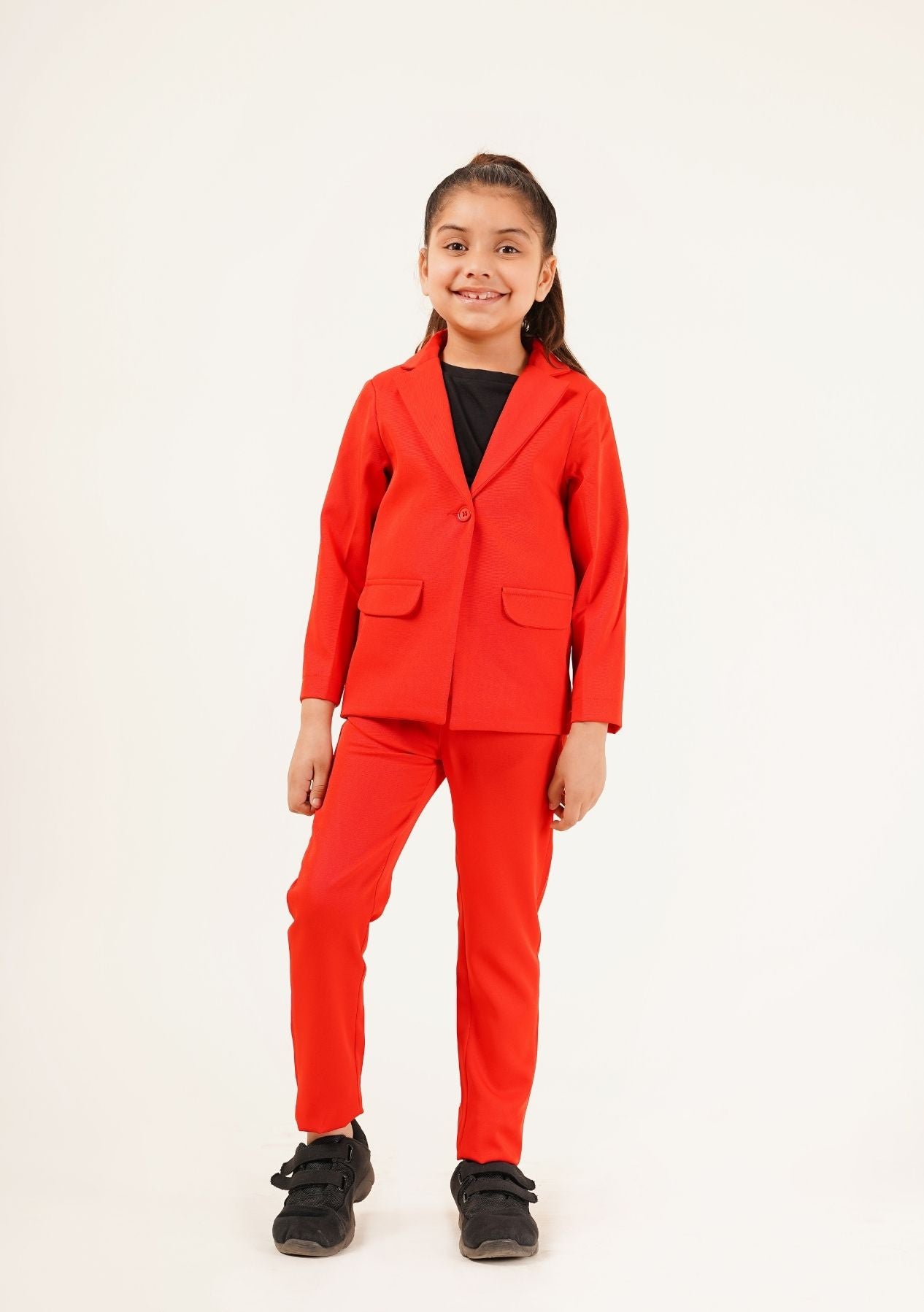 Girls Blazer - Red