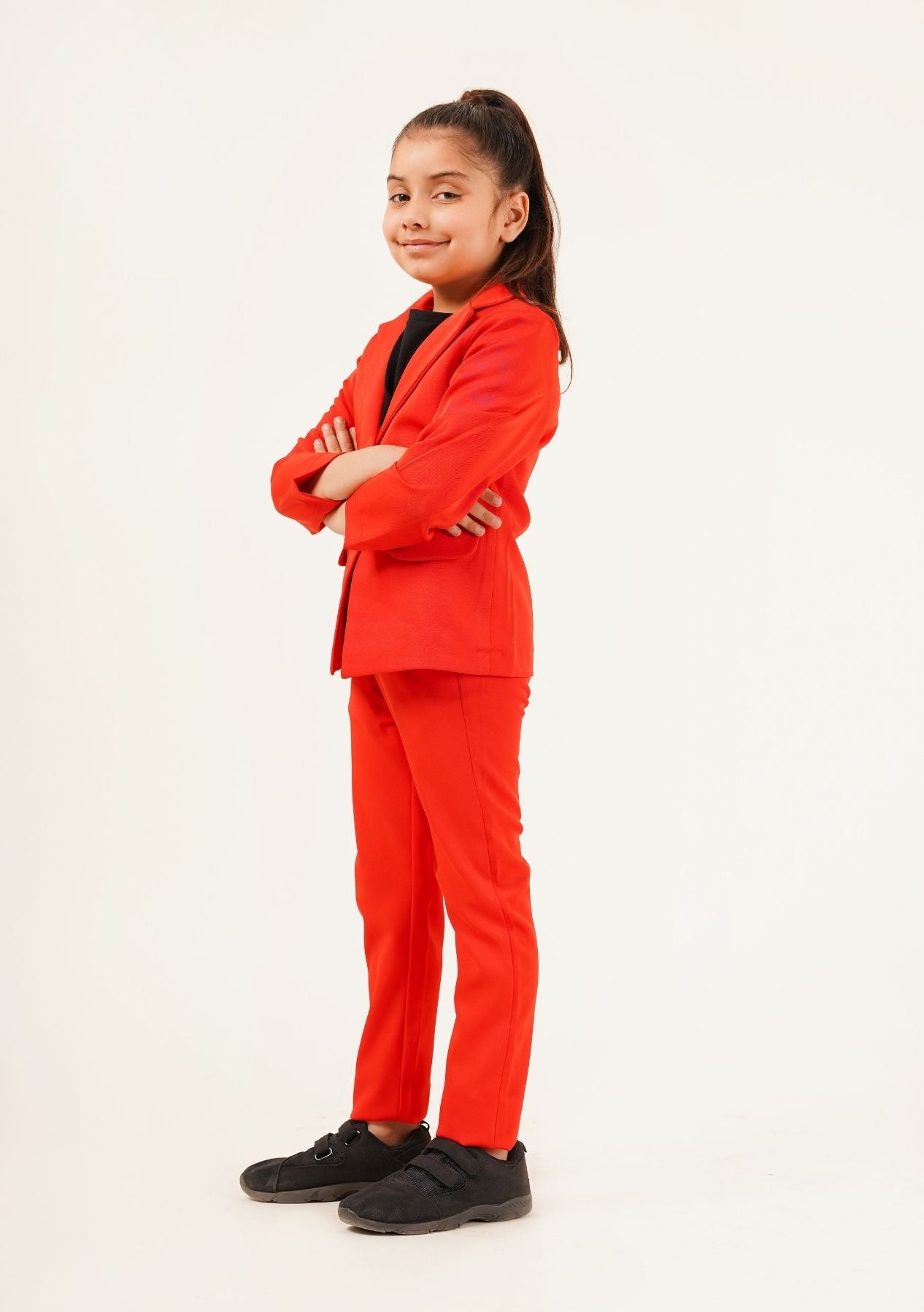 Girls Blazer - Red