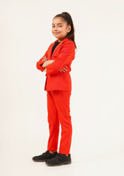 Girls Blazer - Red