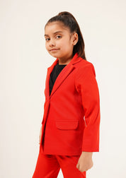 Girls Blazer - Red
