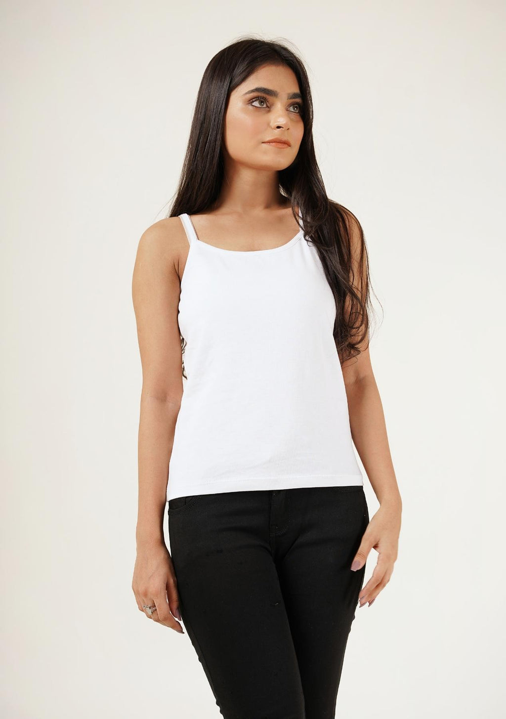 Women's Camisoles Non Adjustable - 100 Cm, White at Rs 99/piece, Camisoles