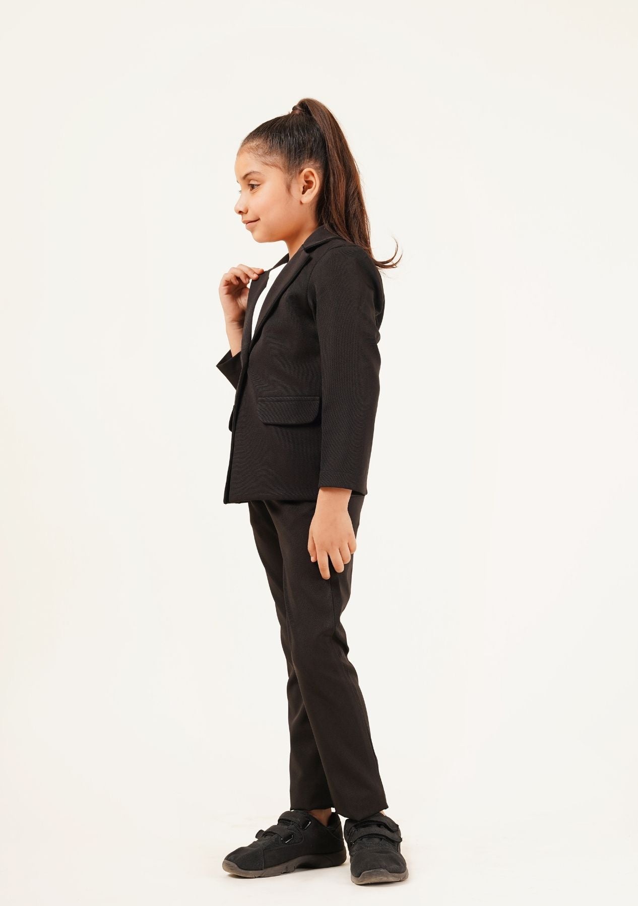 Girls Blazer - Black
