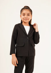 Girls Blazer - Black