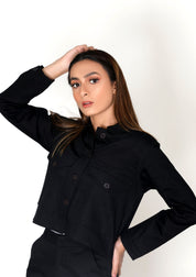 Cropped jacket - Co-ord Matching Separate - 999.com.pk  - Pakistan Fashion