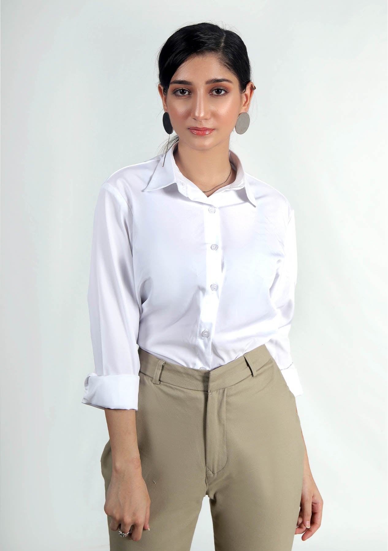 button down shirt - dress shirt - western women shirt