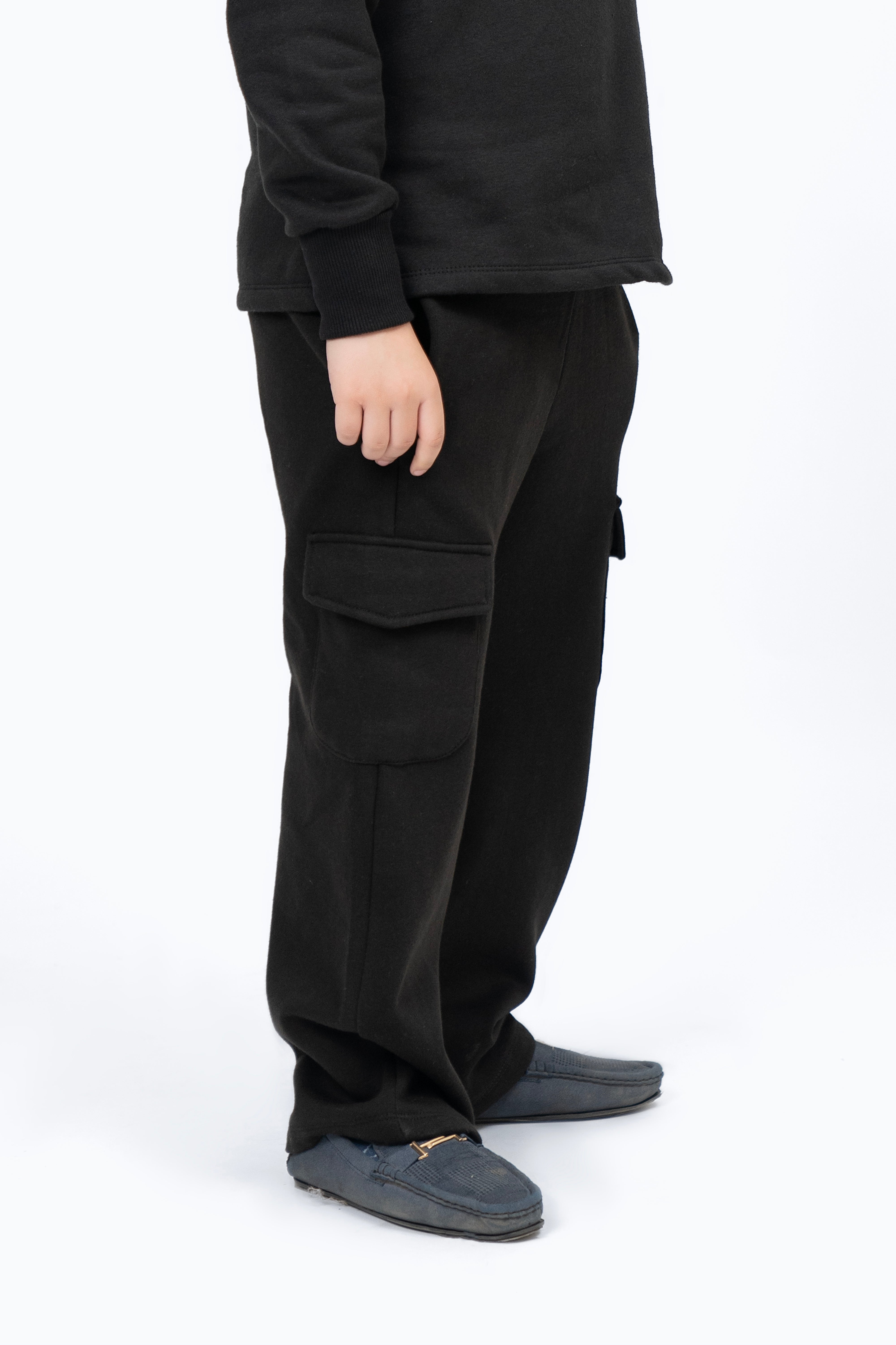 ★★Adairs★★ Fleece Cargo Pants Black IY9689 71ST-WK9ntL.jpg