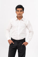 Men's Regular Fit Full Sleeve Shirt - White