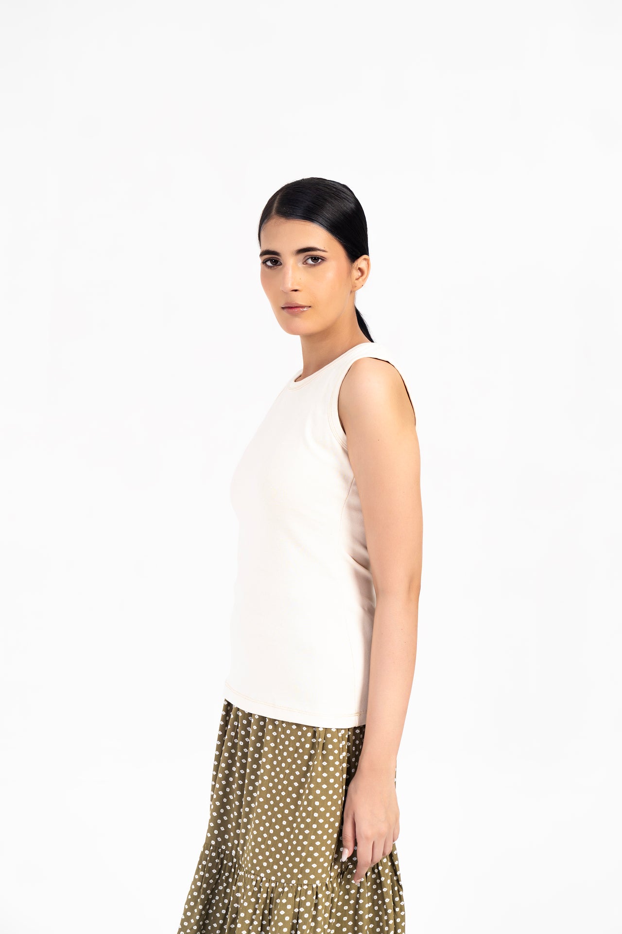 Basic Tank Top - Cream
