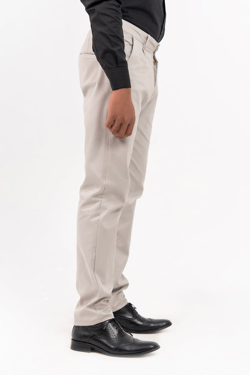 Men's Pleated Straight Pant - Stone