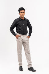 Men's Pleated Straight Pant - Stone