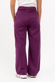 Fleece Wide Leg Pant with pocket - Magenta