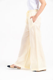 Pull-on Bootcut Pant - Butter Yellow (Linen)
