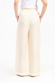 Pull-on Bootcut Pant - Butter Yellow (Linen)