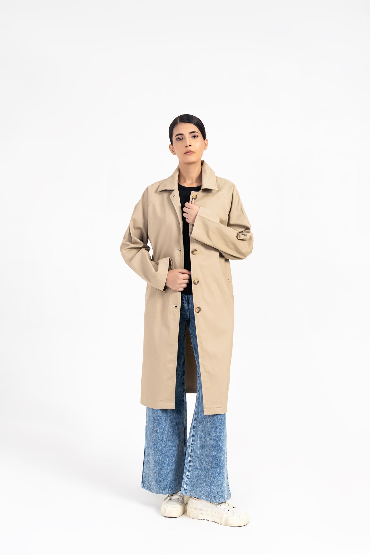 Everyday Trench Coat - Beige