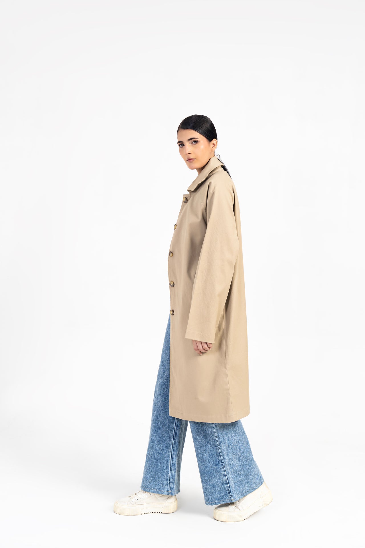 Everyday Trench Coat - Beige