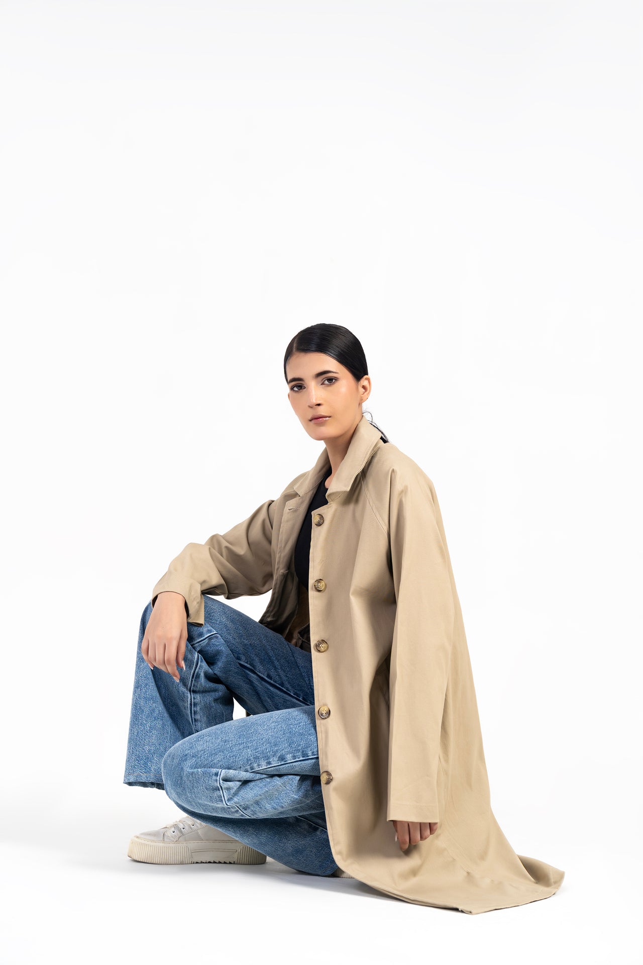 Everyday Trench Coat - Beige
