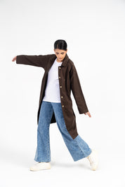Everyday Trench Coat - Chocolate Brown