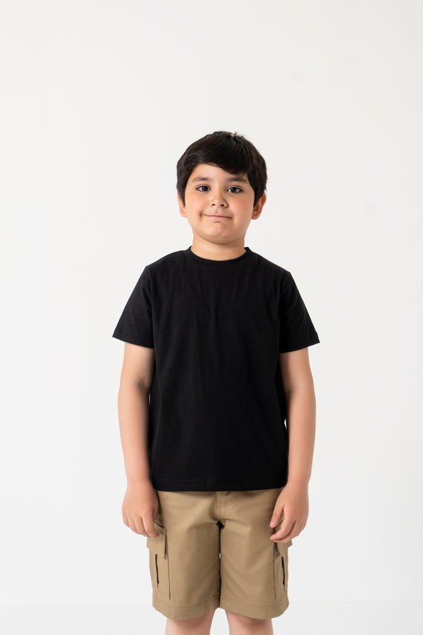 Boys Short Sleeve T-Shirt - Black