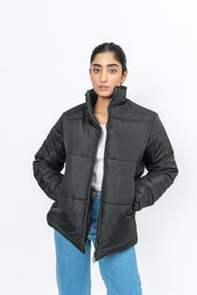 Oversized Puffer Jacket - Black