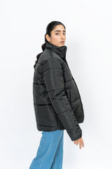 Oversized Puffer Jacket - Black