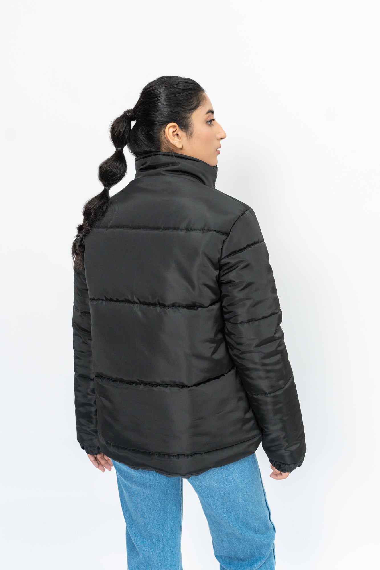 Oversized Puffer Jacket - Black