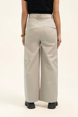 Wide leg utility Pants - Stone