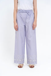 Pull-on Cutwork Pant - Lilac