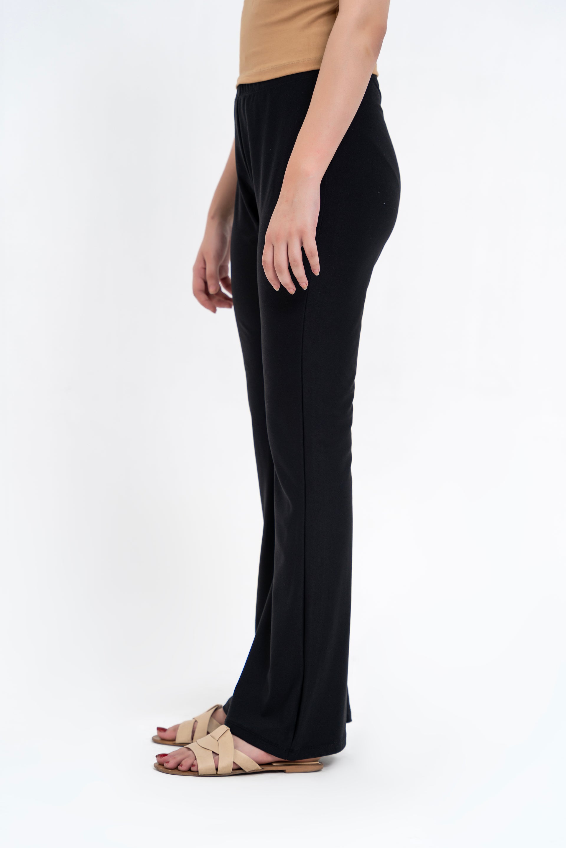 Flared Tight Pant - Black