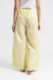 Oversized Wide Leg Pant - Butter Yellow