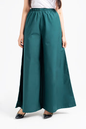 Extra Wide Leg Pants - Dark Teal