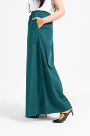 Extra Wide Leg Pants - Dark Teal