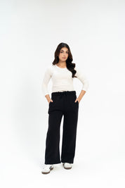 Sweatpant with Drawstring - Black