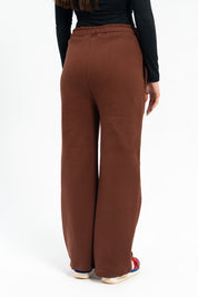 Sweatpants with Drawstring - Chocolate Brown