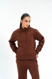 Oversized Hoodie - Chocolate Brown