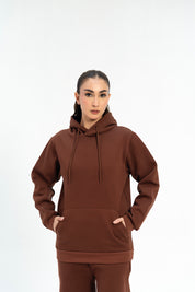 Oversized Hoodie - Chocolate Brown