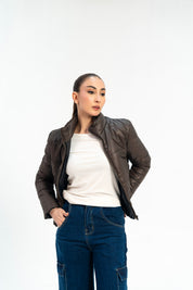 Puffer Jacket - Chocolate Brown