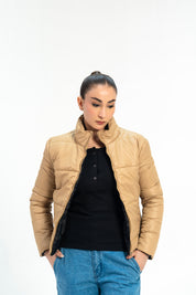 Puffer Jacket - Light Brown