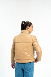 Puffer Jacket - Light Brown