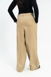 Super Wide Leg Pant - Beige