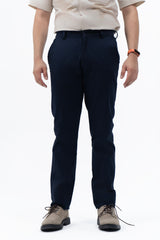 Men's Slim Fit Chino Pants - Navy Blue