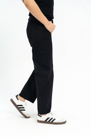Barrel Leg Pant - Black