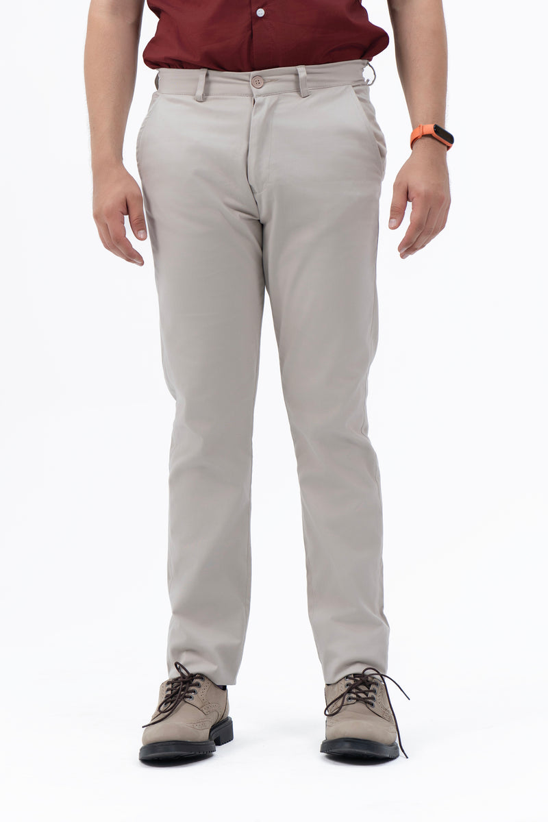 Men's Slim Fit Chino Pants - Stone