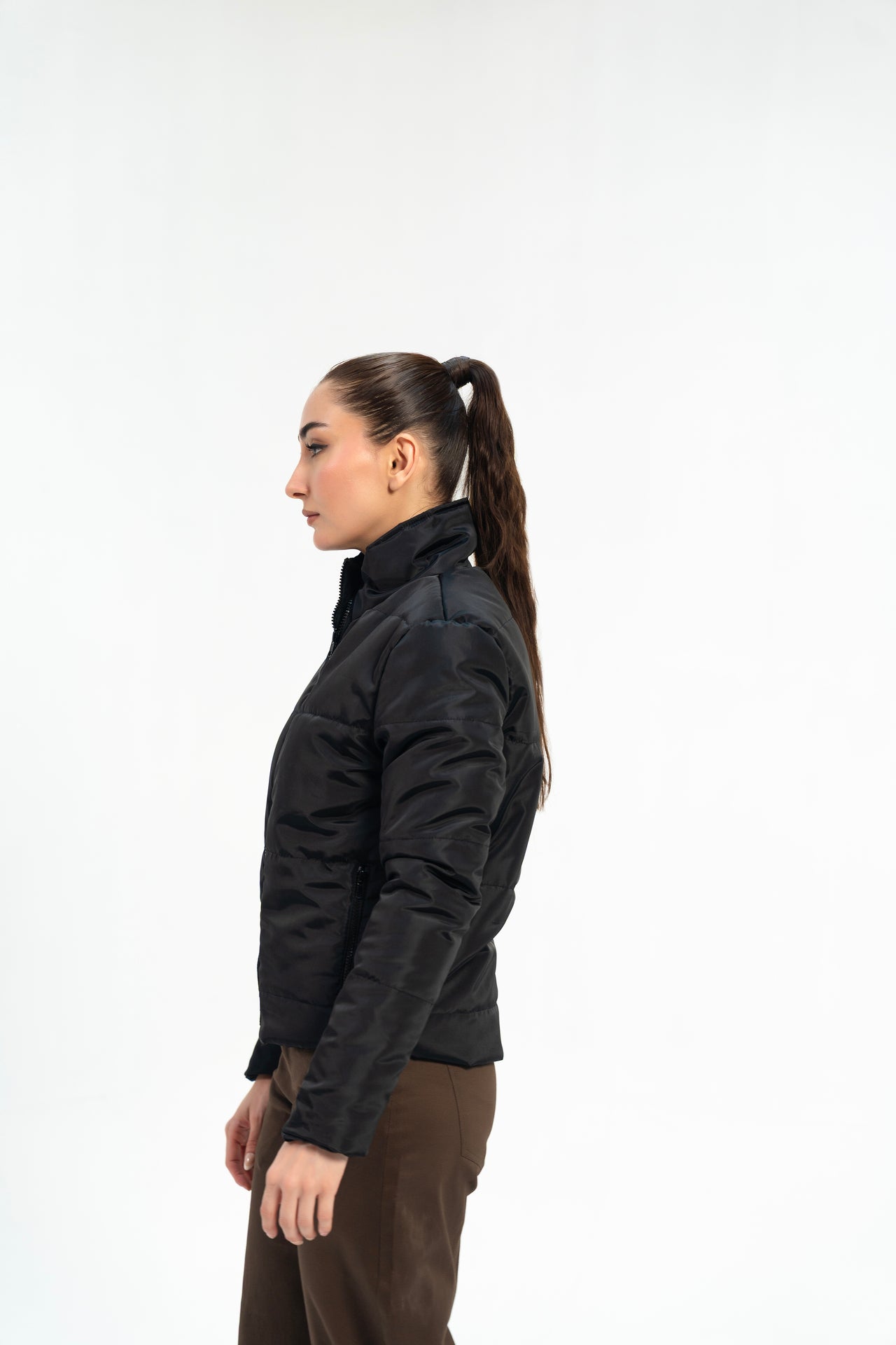 Puffer Jacket - Black